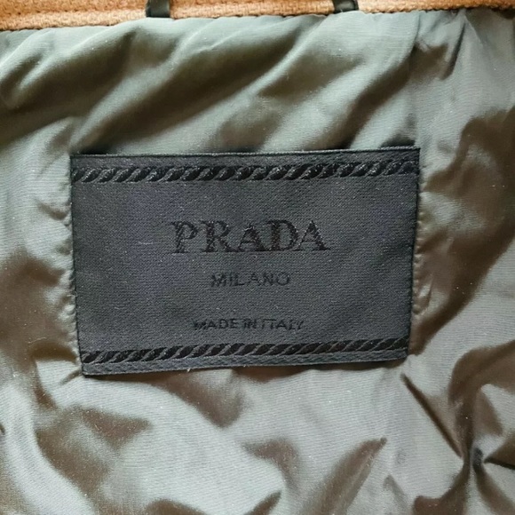 NEW PRADA Motorcycle Leather wool jacket small - Picture 11 of 11